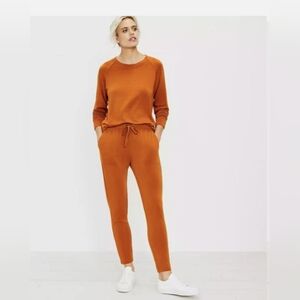 Lou & Grey Women's Orange Jogger Set, New With Out Tags